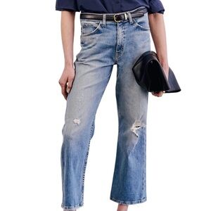 NILI LOTAN Violette Jean faded wash 26 NWT (OTR0034)